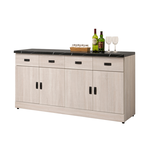 【唯熙傢俱】昂諾鋼刷白5.3尺石面餐櫃, , large