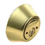 輔助鎖 加安牌 青銅(金色)D272 房門鎖 裝置距離60mm 門厚35~45mm 一般鑰匙, , large