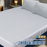 【多利寶寢具】VICTORIA_3D冰魔豆雙人床包組-灰, , large