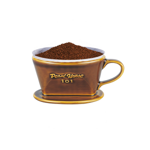 PEARL HORSE Ceramic Coffee Dripper for 1-2 Cups –  Coffee | High-Quality Porcelain – JA-001-101-C-N