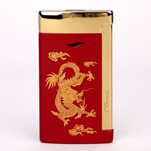 S.T.Dupont 都彭 龍年大中華地區限定 Slim 7 臻薄防風打火機 送禮 禮物 推薦(027786)