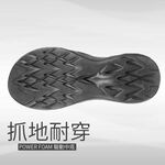 DIADORA迪亞多那 紓壓彈力拖鞋 休閒 逛街 運動 魔鬼氈 好穿 耐穿 排水 舒壓 回彈 緩震 Q彈 舒適 厚底 黑, , large