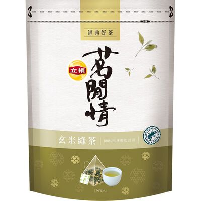 立頓茗閒情100％台灣茶-玄米綠茶-57.6g(1.6gx36)