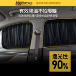 【安伯特】全車4入-酷樂車用軌道伸縮窗簾-通用型 (車用窗簾 遮陽簾 汽車窗簾), , large