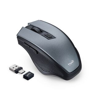 E-BOOKS M72 六鍵式超靜音USB+Type C雙介面無線滑鼠 800-1600DPI 可調 靜音設計10公尺追