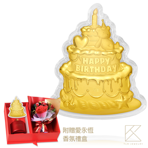 【TLH】期間限定 黃金蛋糕 金箔香氛禮盒 (母親節 情人節 生日 送禮 )