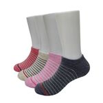 【BVD】簡約條紋氣墊童踝襪<米灰,13-16cm>B263 低口襪 童襪, 米灰,13-16CM, large