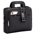 I-Stay laptop bag 13.3" with i-stay strap in black polyeste , , large