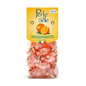 Orange flavored hard candies