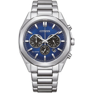 CITIZEN 星辰 光動能紳士計時手錶 CA4590-81L
