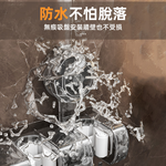 【上手家居】三格吸盤式拖把架 三格透黑(拖把夾/拖把掛鉤/拖把掛勾/掃把收納/吸盤拖把架/拖把掛架), , large