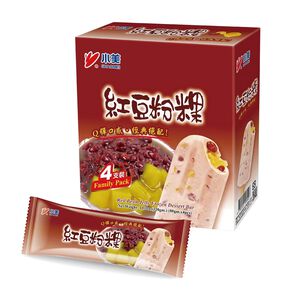 小美紅豆粉粿冰棒 (每盒4支)