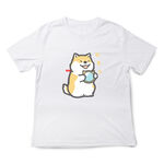 JZ TEE Shiba Inu & Cat - You're the Best Graphic Tee, , large