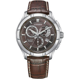 CITIZEN 星辰 光動能萬年曆手錶-42mm BL8160-07X