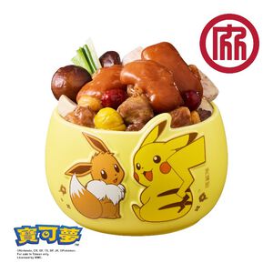 老協珍佛跳牆-寶可夢款(附皮卡丘伊布造型甕)※熟品每盒含湯汁約1520克