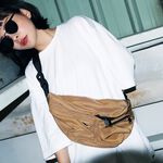 【YUNJOIN】EffoEaseQuick-access double-pocket crossbody bag, , large