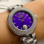 [星晴錶業]VERSUS VERSACE手錶,36mm,VV00366紫藍錶面銀錶殼銀色精鋼錶帶款, , large