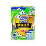 [日日好物]日本SC Johnson莊臣-最強洗淨防污馬桶清潔凝膠補充管38gx2支/盒-花香(黑金粉標)(本品不含推桿,坐式馬桶去漬消臭黏凍,免刷洗潔廁香氛凍,鑽石型可沖約1440次), , large