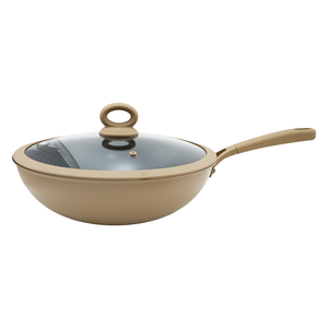 仙德曼旋薄輕量不沾深炒鍋-附蓋-32cm-2支