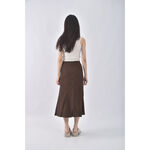 (S) tfc羊毛簡約棕色長裙二手衣, , large