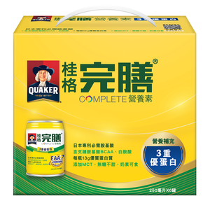 桂格完膳營養素3重優蛋白6入禮盒