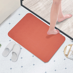 【Monster】 Soft Diatomaceous Earth Absorbent Mat (66x44cm) – Brick Red, , large