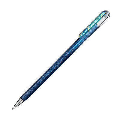 Pentel 蝴蝶筆 K110-藍+金屬綠-DCX