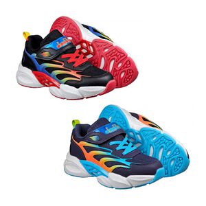 DIADORA迪亞多那 烈焰童慢跑鞋 童運動鞋 童鞋 寬楦 康特杯 保護後跟 抗菌 除臭 輕量 減震 耐用 黑紅 藍桔