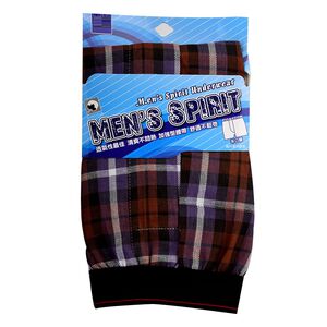 Men s Spirit織帶風格平口褲-顏色隨機出貨