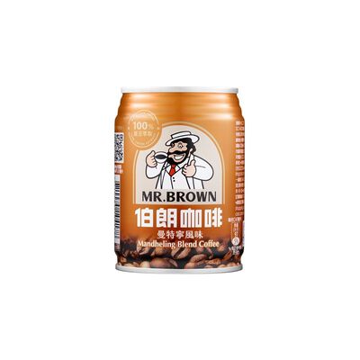 [限量]伯朗曼特寧咖啡Can240mlX6入