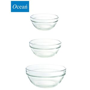 Ocean 3種尺寸 玻璃碗 可重疊 4吋 5吋 6吋 金益合玻璃器皿