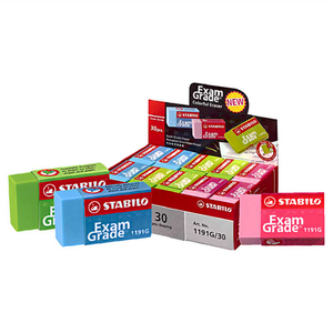 STABILO 德國 思筆樂 Exam Grade 上榜樂彩色超淨塑膠擦 顏色隨機 /個  ST1191G