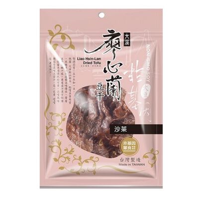 [箱購]廖心蘭沙茶豆干110g克 x 12袋/箱
