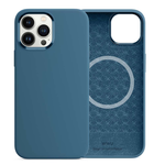【WiWU】Magnetic Silicone Phone Case iPhone13 Pro Max-Light Blue, , large