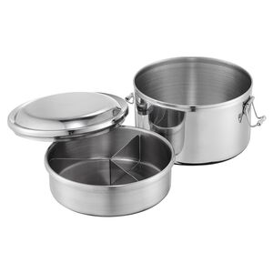 PERFECT 理想牌 極緻316不鏽鋼雙層圓形便當盒 12cm-Leidea樂德兒