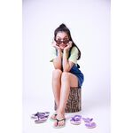 [巴拉娜巴西人字拖專賣店]中壢實體店面 Havaianas FANTASIA POP 髮夾鞋帶 沙灘 海灘 海邊 夾腳拖/人字拖鞋綠色/藍色, , large