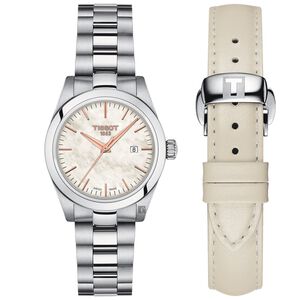 TISSOT 天梭 T-MY LADY 珍珠貝女錶-29.3mm T1320101111100