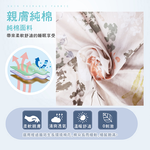 FITNESS 精梳棉雙人特大床包枕套三件組-范妮絲-粉桔, , large