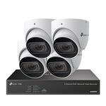 TP-LINK 昌運監視器組合 VIGI NVR1004H-4P 4路主機+ 400萬網路攝影機*4, , large