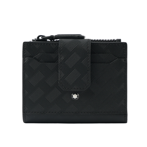 Montblanc 萬寶龍 Extreme 風尚系列3.0 釦式迷你二折短夾/黑色
