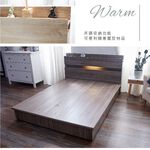 【藤原傢俬】全木芯板新6抽2件式房間組(新6抽床底+2層收納床頭), , large