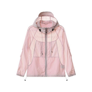 LIGHTWEIGHT女輕薄防曬外套-晨霧粉M~2L