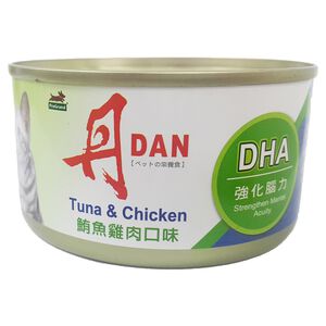 丹 鮪魚雞肉貓罐-185g