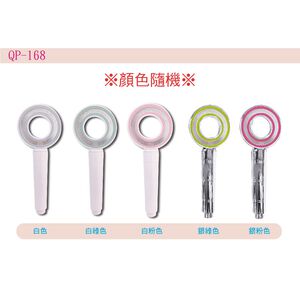 [春佰億]二代QSPA甜甜圈造型增壓細水QP-168蓮蓬頭1支(顏色隨機)附贈亞硫酸鈣除氯濾芯棒