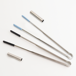 LINOX316不鏽鋼矽膠食物夾-21cm-12支, , large