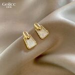 【Gulicc 】古莉可 耳環 韓國白色山茶花耳環, , large