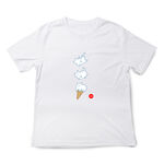 JZ TEE White Cat-Ice Cream Graphic Tee, , large