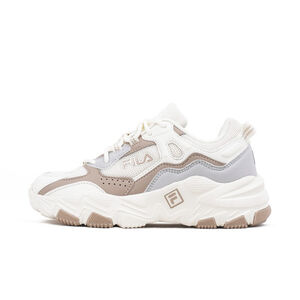 Kixpress-Fila BOX TYPE 女 運動休閒鞋 透氣 厚底 穿搭神器 老爹鞋 米棕 [5-J341Y-177]