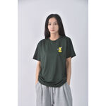 (M) cp印花綠色短袖上衣二手衣, , large