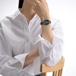 CITIZEN 星辰 100週年限量宇宙幻彩 xC 鈦金屬光動能電波女錶 EE1008-56E, , large